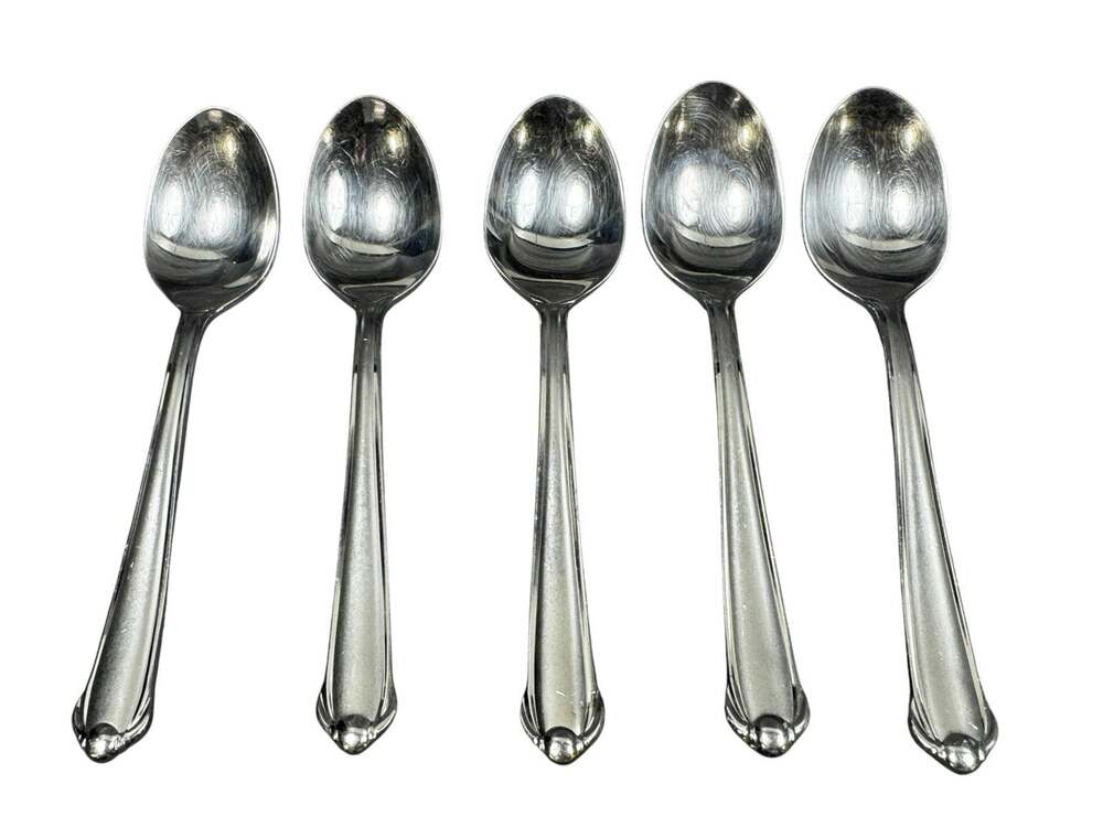Mikasa Gerald Patrick Classico Satin Short Tea Spoons 18/8 Stainless Korea